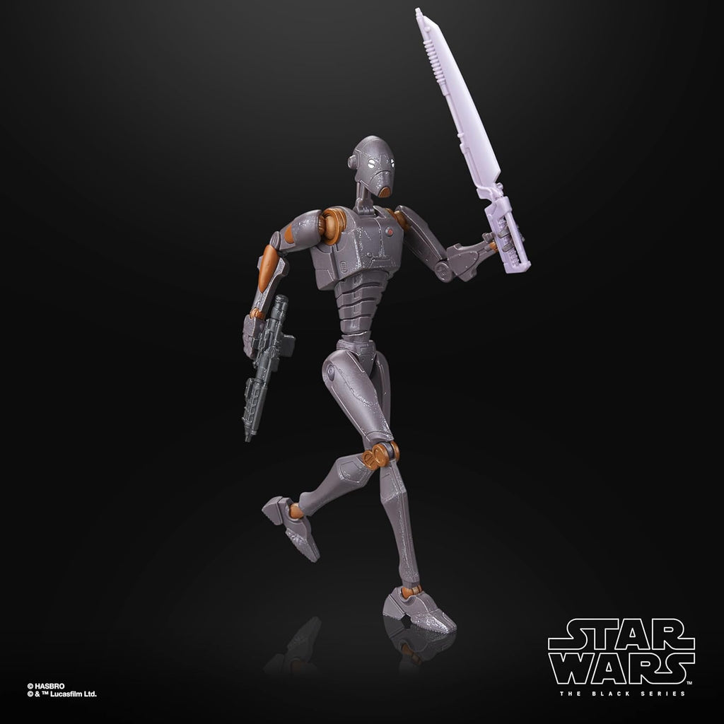 Star Wars Seria Neagră Commander Droid, Star Wars: Războiul Clonelor Premium colecționabil Figura de acțiune (15 Cm) Action figures Naty Shop