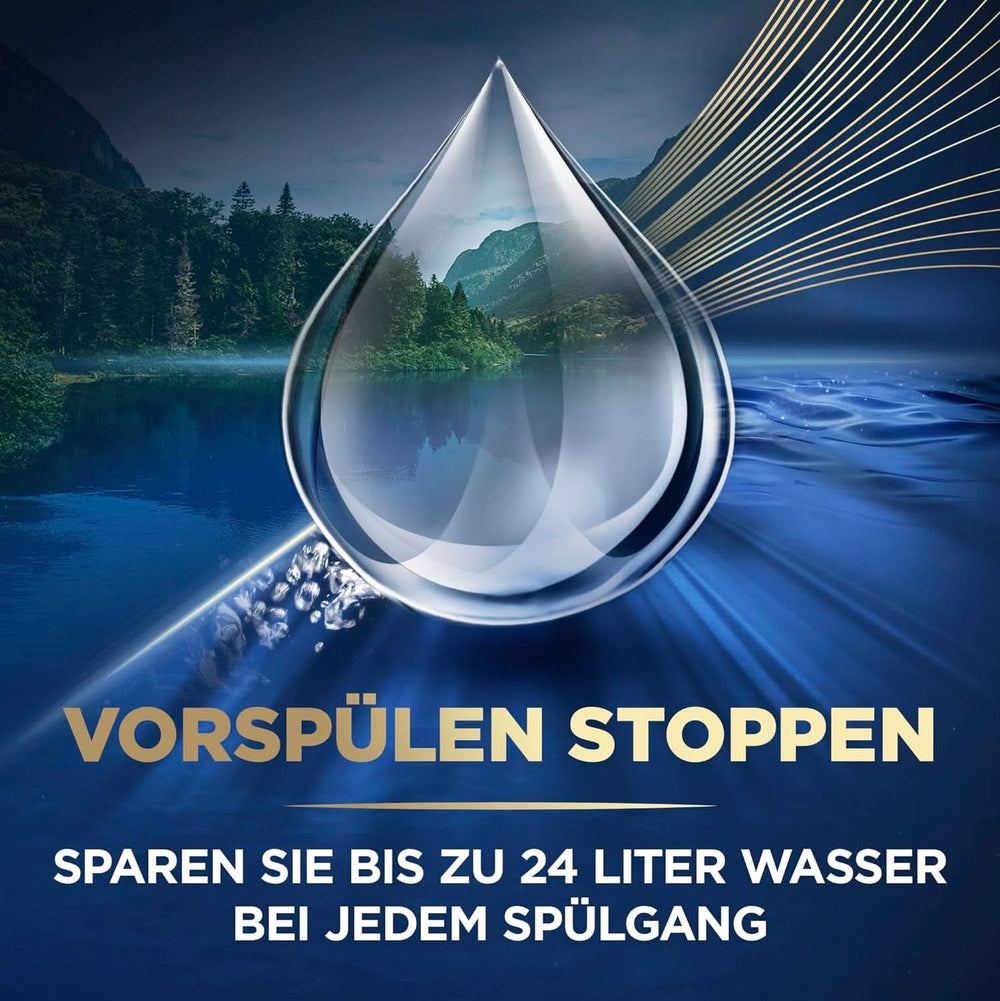 Finish Ultimate plus Infinity Shine Citrus Dishwasher Tabs - Tablete pentru mașină de spălat vase, curățare intensivă - 105 capsule, lămâie Naty Shop