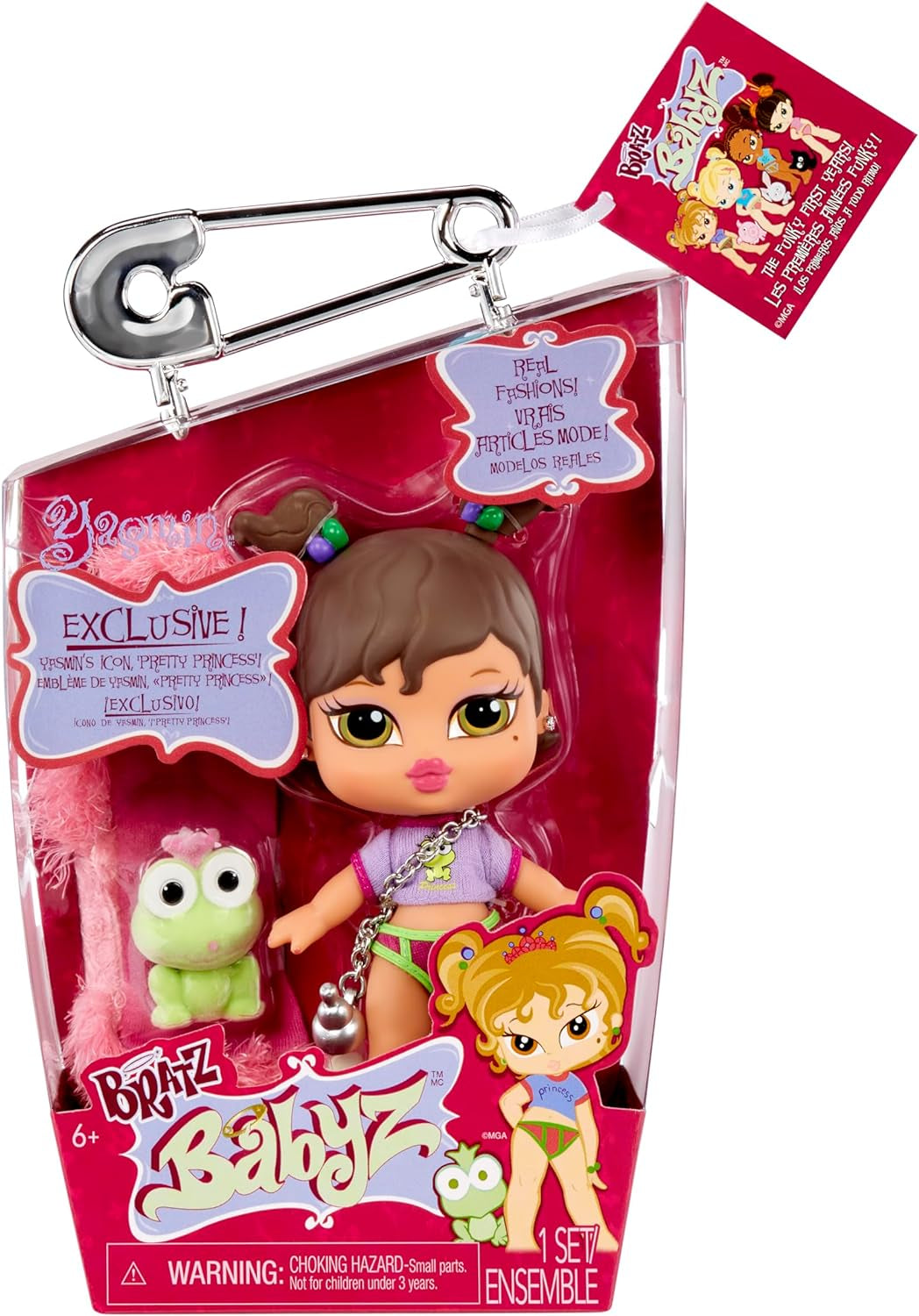 Bratz Babyz Sammlerpuppe - Sasha - mit Echter Mode und Haustier - Kinderspielzeug - Ideal ab 6 Jahren