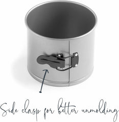 Stampo panettone estraibile, acciaio al carbonio, antiaderente, diametro 16 cm, volume 2 litri Stampi e teglie Naty Shop