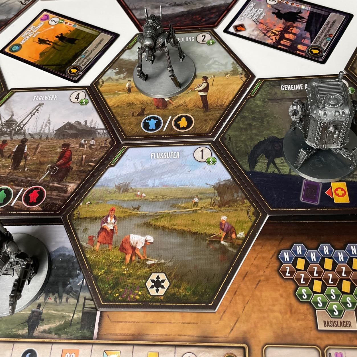 Feuerland Spiele 31025 Gioco da tavolo Expeditions, toni della terra