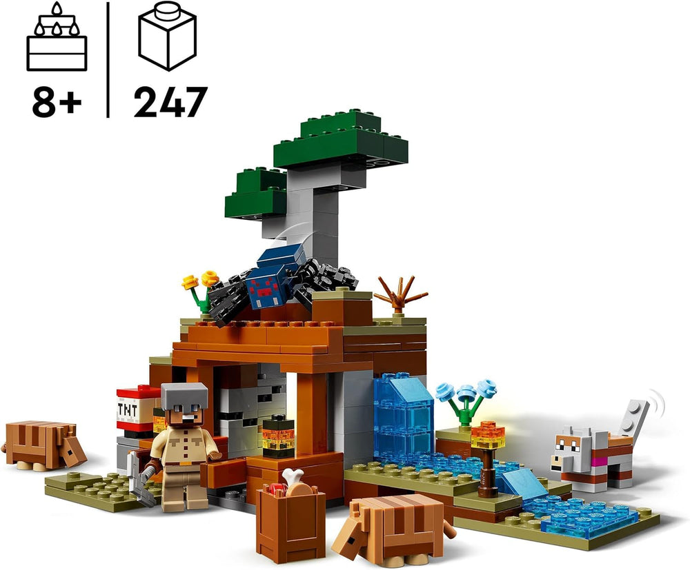 LEGO Minecraft Dungeon Mine Expedition Videogioco Set di minifigure Personaggio giocattolo da costruzione Regalo per ragazzi e ragazze 8 anni 21269 Set da costruzione Besuche den LEGO-Store