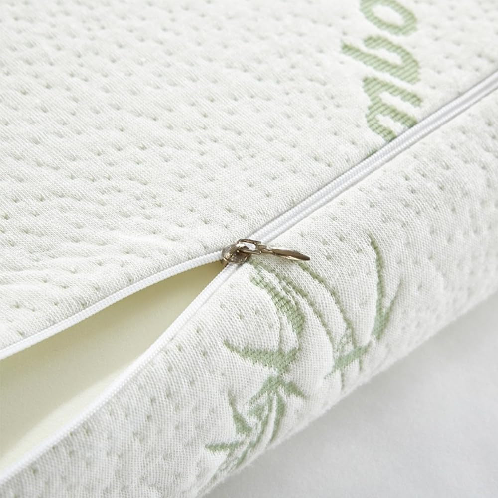 Pernă ortopedică de susținere a gâtului din spumă cu memorie - Pernă ergonomică, pernă anti sforăit pentru cei care dorm lateral, pe stomac și pe spate, Pilow, 60Cm X 40Cm X 12Cm Perne ortopedice cervicale Naty Shop