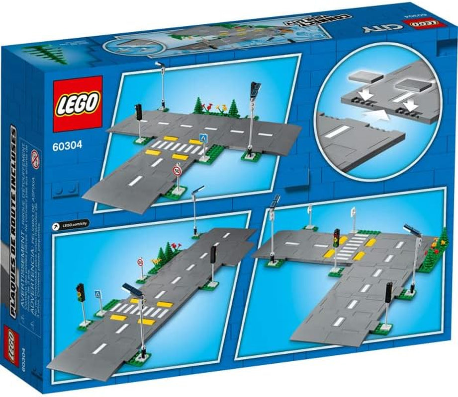 LEGO City Incrocio stradale con semaforo Set da costruzione con mattoncini fosforescenti 60304 Set da costruzione Besuche den LEGO-Store