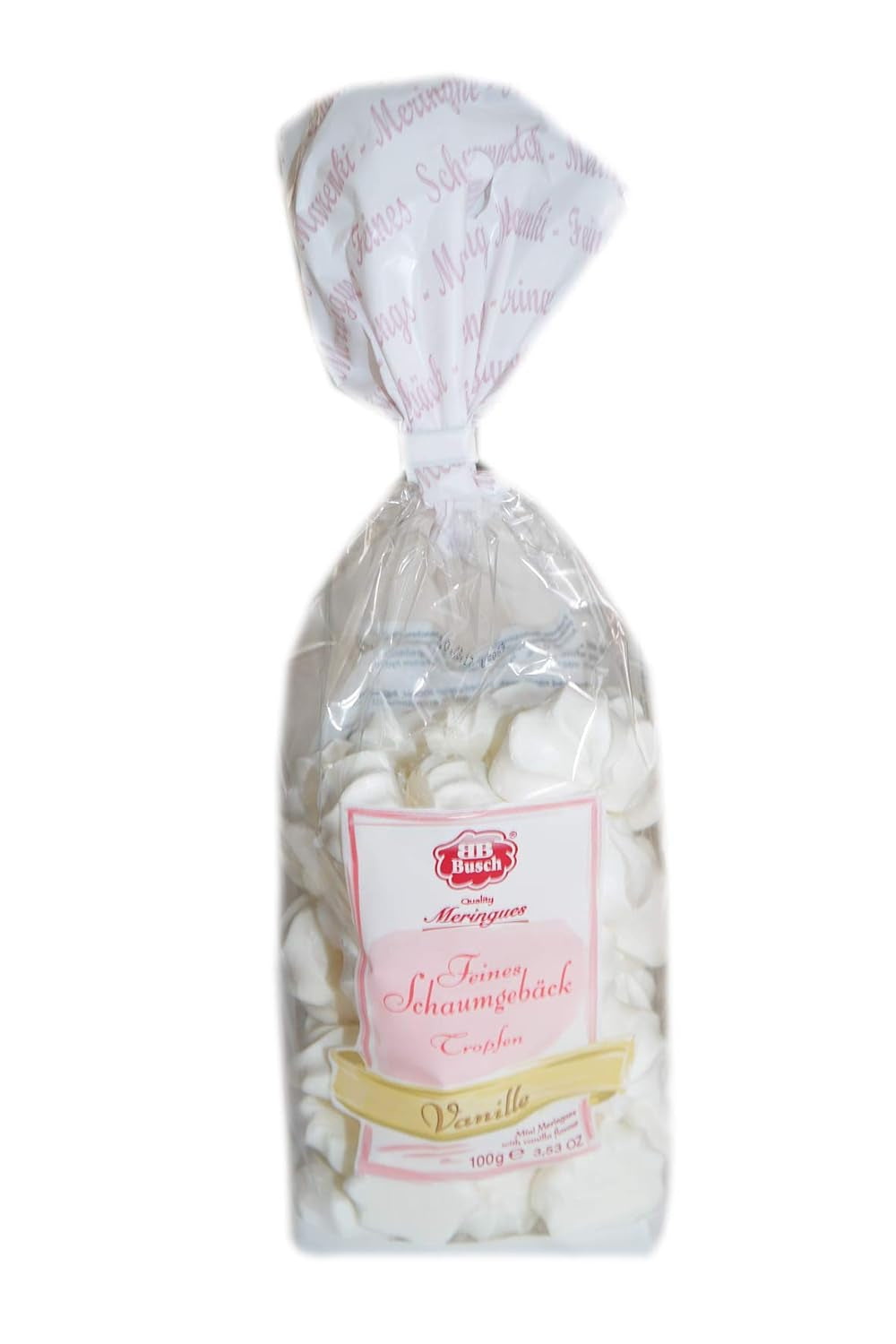 Picături de vanilie, bezele fine, bezele, 100 g (pachet de 10)