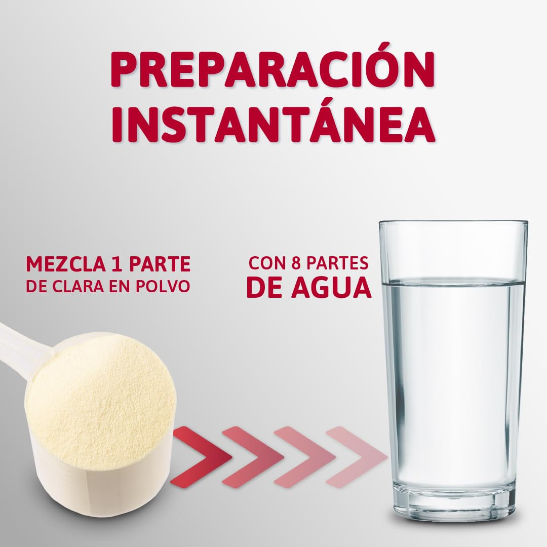 Eiweißpulver für Baiser (350 g) | Pasteurisiertes Eiklar | Getrocknetes Eiweiß | Senza lattosio Senza glutine | In wiederverschließbarem Zip-Beutel