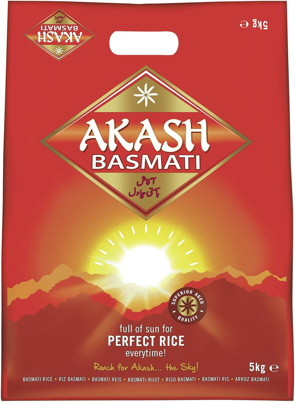 Akash Riso Basmati, 1 confezione (1 x 20 kg)