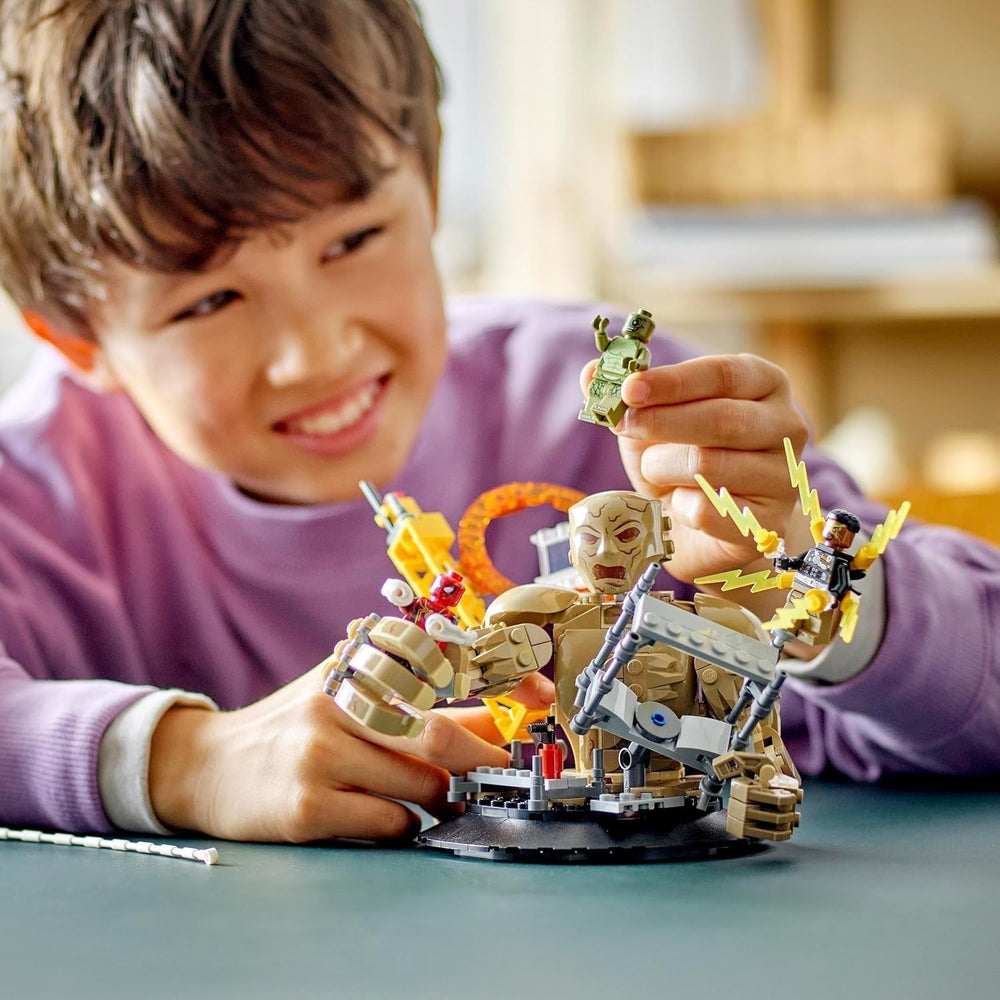 LEGO Marvel Spider-Man vs. Sandman: Showdown, giocattolo da supereroe con personaggi, tra cui lucertola ed elettro, giocattolo da costruzione, regalo per gli appassionati di azione, ragazzi e ragazze, 76280 Set da costruzione Acquista dal negozio LEGO