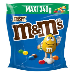 M&M'S Croccanti, gocce di cioccolato con nucleo croccante Naty Shop Caramelle al cioccolato croccanti 340G