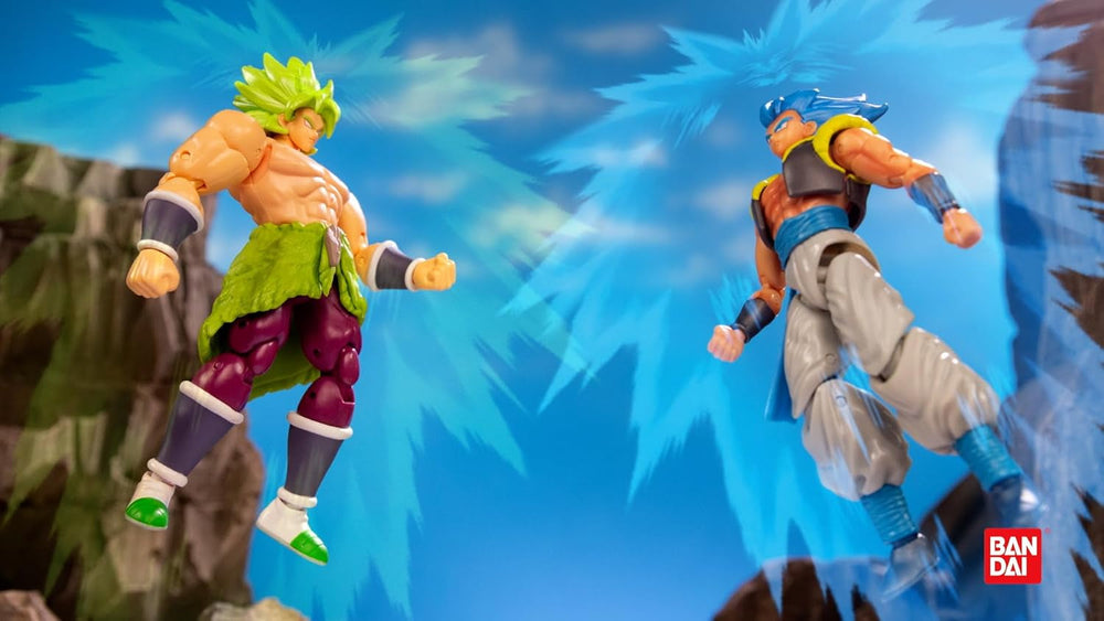 BANDAI - Dragon Ball Super - Figurine Dragon Stars 17 Cm - Super Saiyan Broly - Figura articulată Broly - Licența oficială Dragon Ball - Jucărie pentru copii 4+ ani - 36190J Action figures Naty Shop