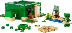 LEGO Minecraft The Turtle Beach House Casa dei giocattoli con accessori per ragazze e ragazzi a partire da 8 anni, set con animali e personaggi del videogioco, regalo per i giocatori 21254 Set da costruzione Besuche den LEGO-Store