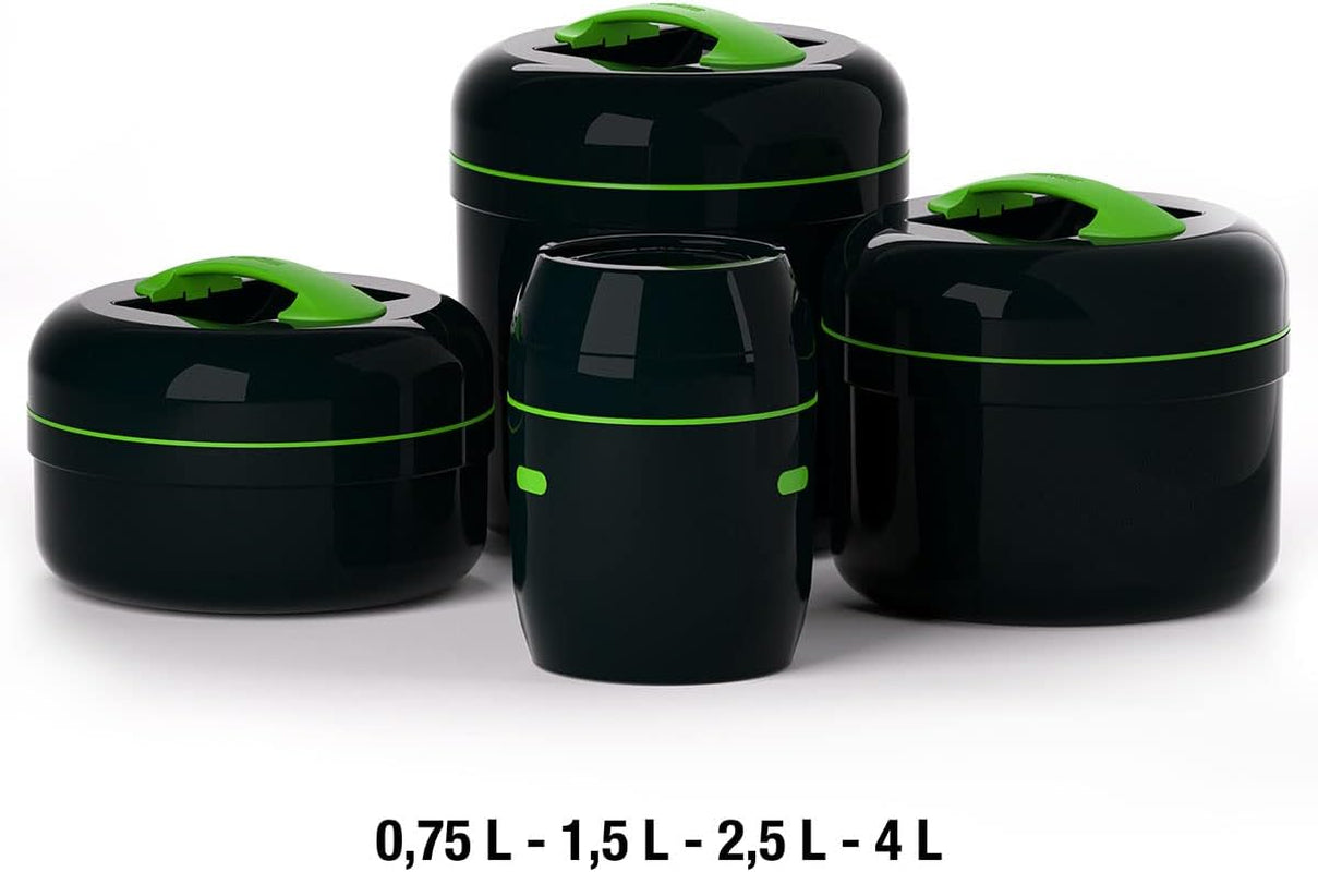 VALHERMFOOD25-03 Pro Term Lunchbox 2.5 l Colorat - Gris/Vert Cutii depozitare alimente Naty Shop