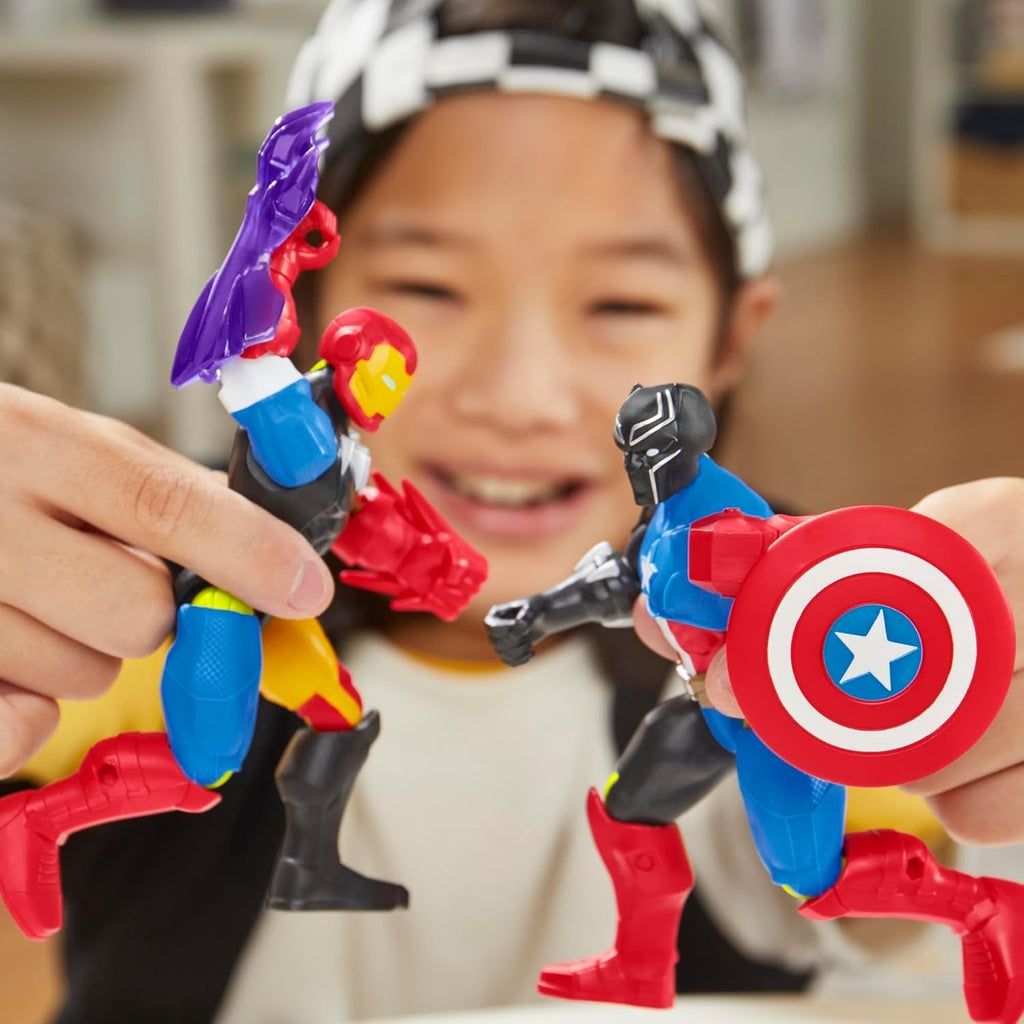 Mixmashers Marvel Captain America Avengers Mix-And-Match Action Figure & Accesorii Action figures Naty Shop