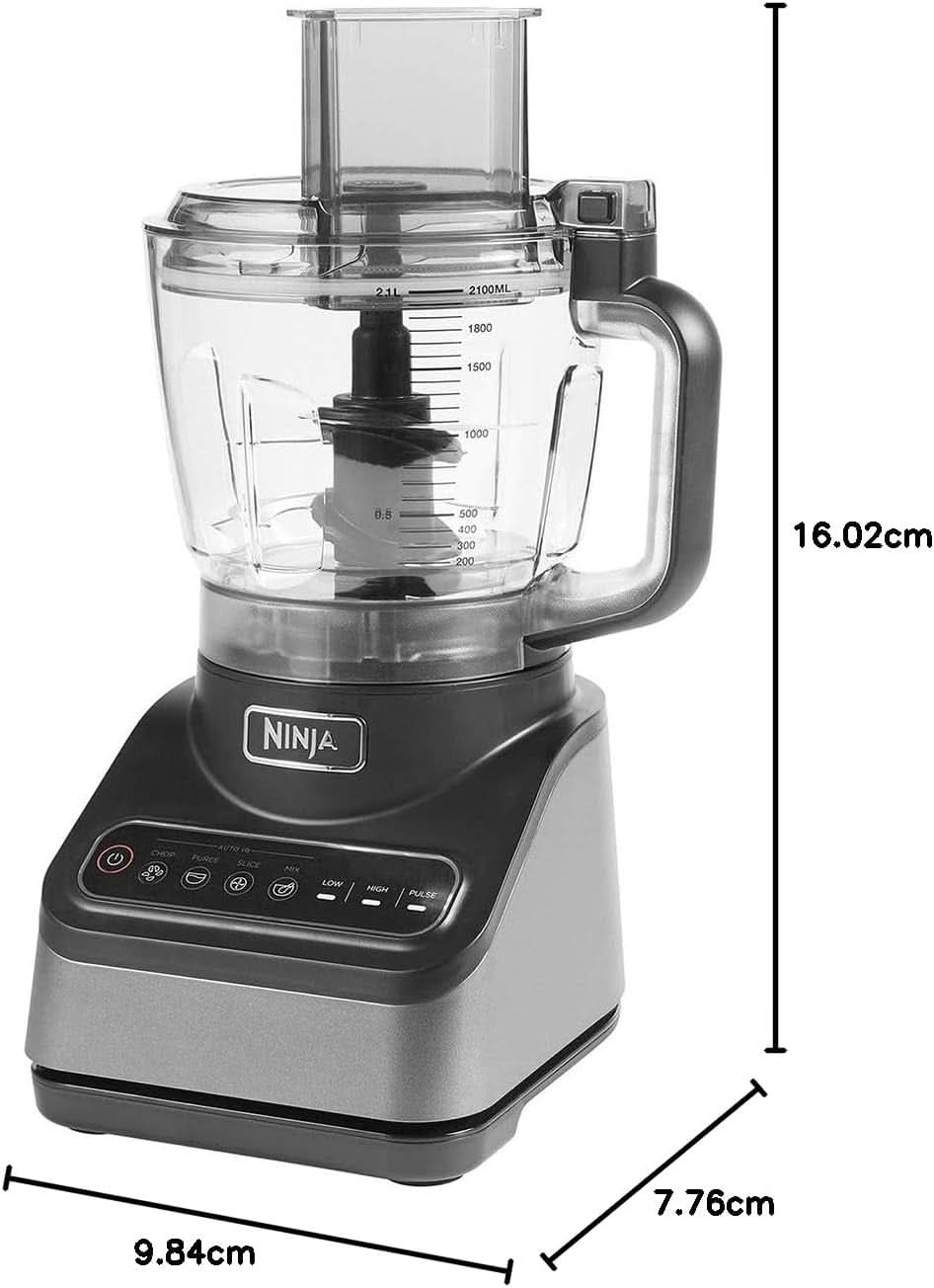 Robot da cucina Tecnologia Auto-IQ Ninja BN650EU, 850W, 2,1L, Nero Naty Shop