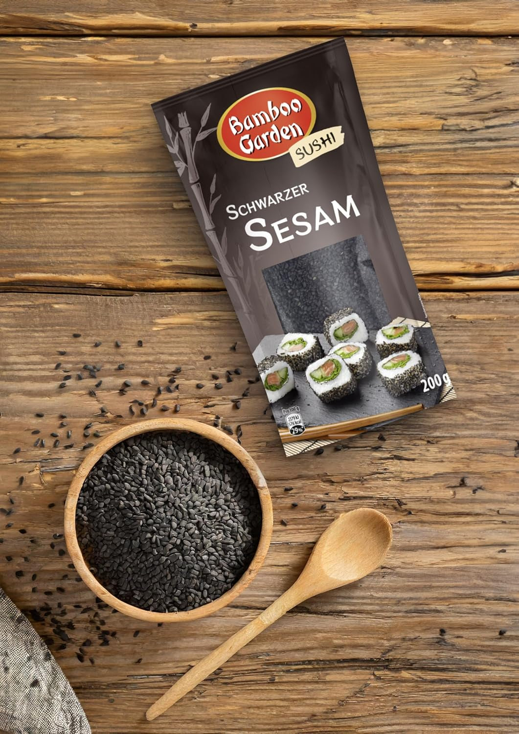Bamboo Garden Sesam nero, 200 g (Verpackungsdesign kann abweichen)