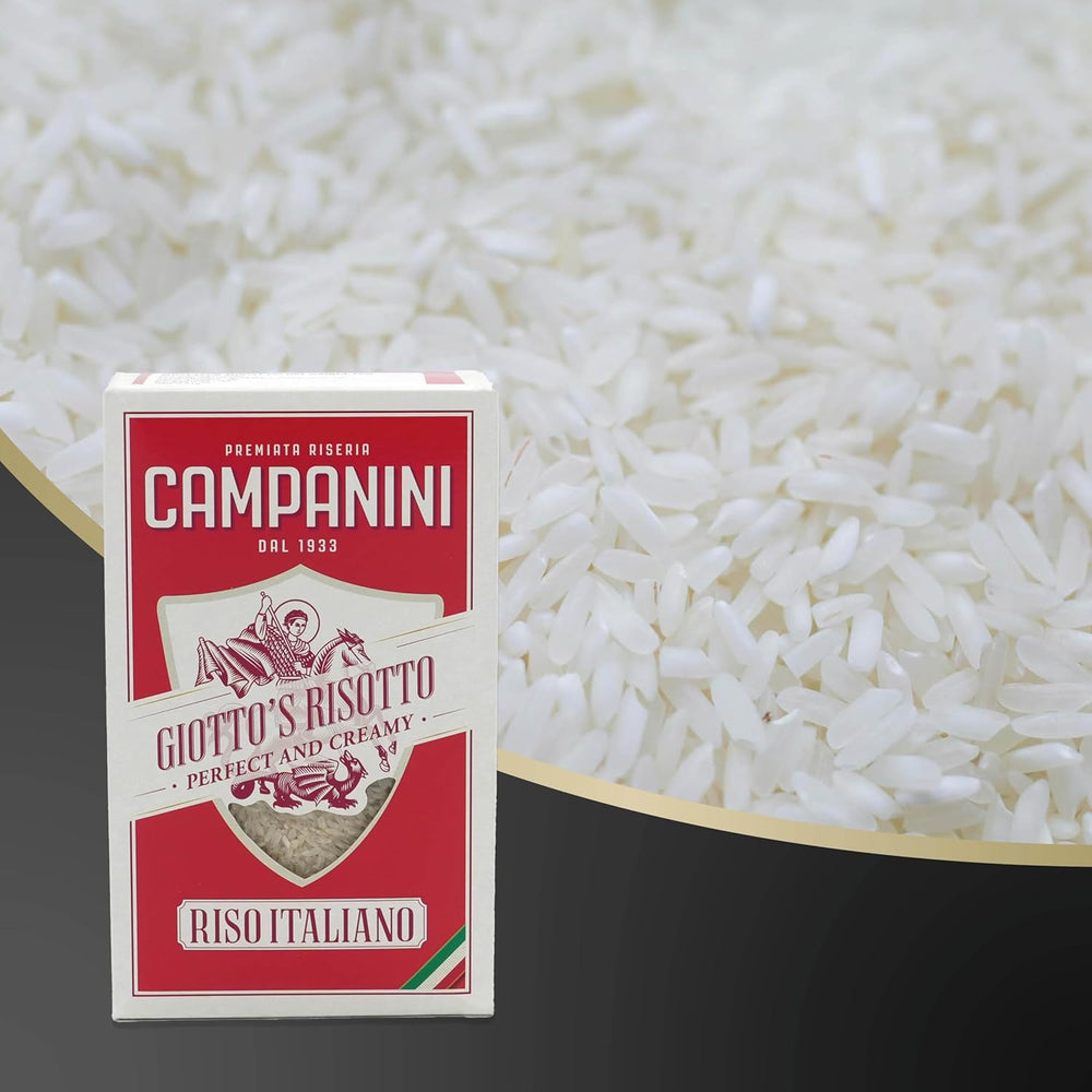 Riso originale per risotti | Riso Campanini per risotti | 1000g| dall'Italia | Risotti e zuppe