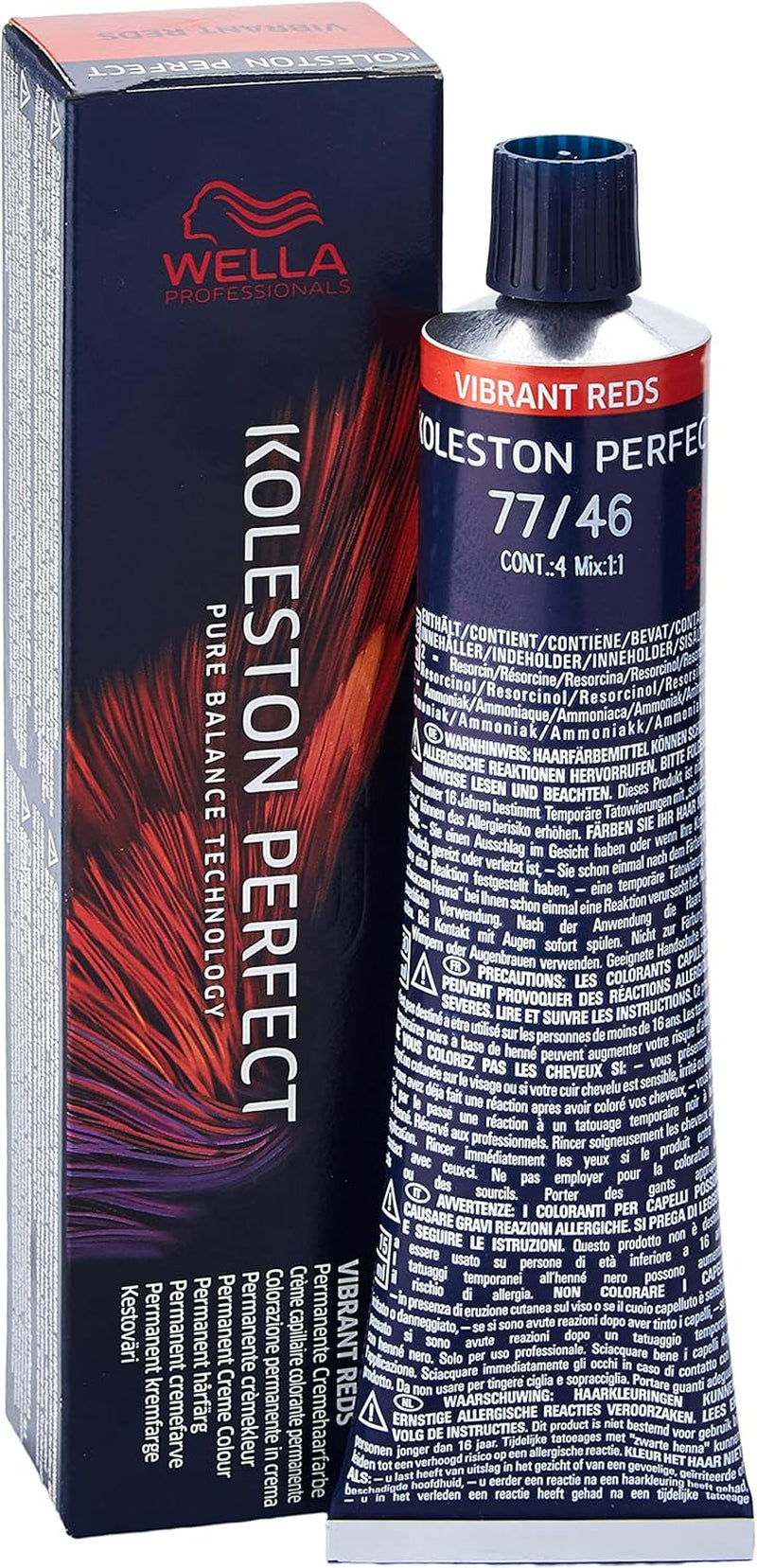 Culoare de păr Wella Professionals Koleston Perfect 5/ 0, maro deschis, 1 pachet (1 x 60 ml) Vopsea pentru par Naty Shop 77/46 60 Ml (1 pachet)