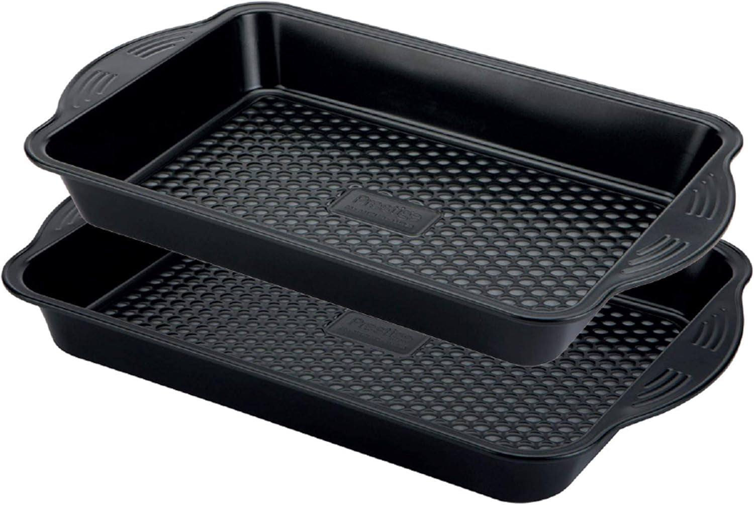 Prestige 48227 Aerolift Muffin Zinn, Carbon Steel, Schwarz Matrite si tavi pentru copt Naty Shop 2 Teilig Auflaufform Set