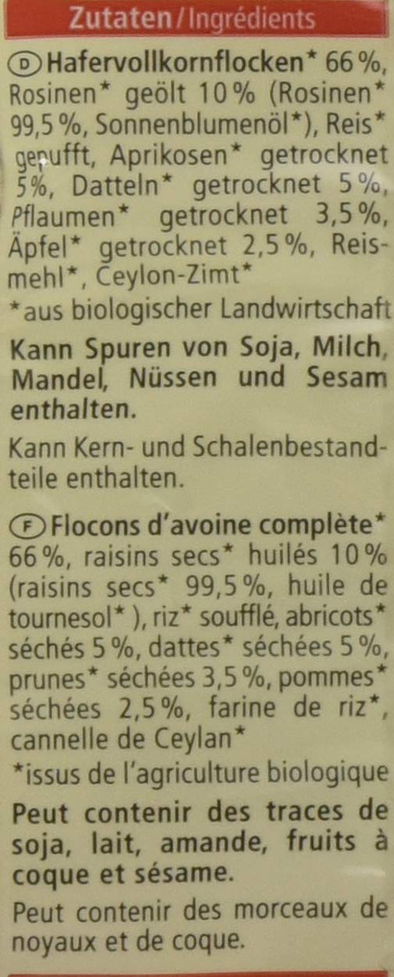 Porridge di frutta, 500 g