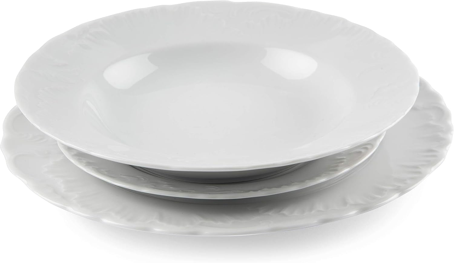 Set de tacâmuri Excelsa, 18 piese, alb