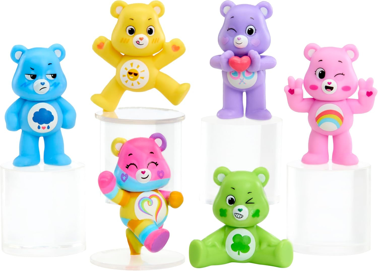 LOL Surprise! Loves Care Bears Tots - Include 1 păpușă cu ținută și accesorii, minge în formă de ursuleț de pluș, ambalaj ascuns, 6 păpuși de colecție