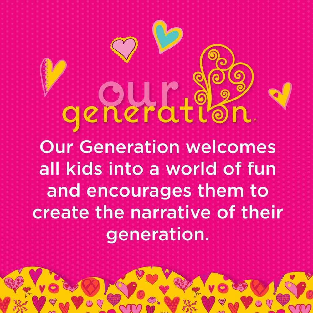 Our Generation - Lalia - 46 cm-Zuckerfee Puppe - Lebensechte Blaue Augen & langes Blondes Haar - Pinkes Ballettkleid, Tiara & Zauberstab Zubehör - Spielzeug für Kinder ab 3 Jahren