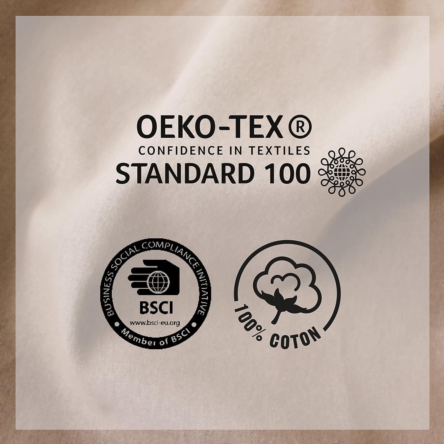 Cuvertură Enjoy Home, Bej, Natural, Cu 4 pompoane de iută, 90 X 190 Cm, 100% bumbac, certificat Oeko-Tex, colecția Panama Plapumi si pilote Naty Shop