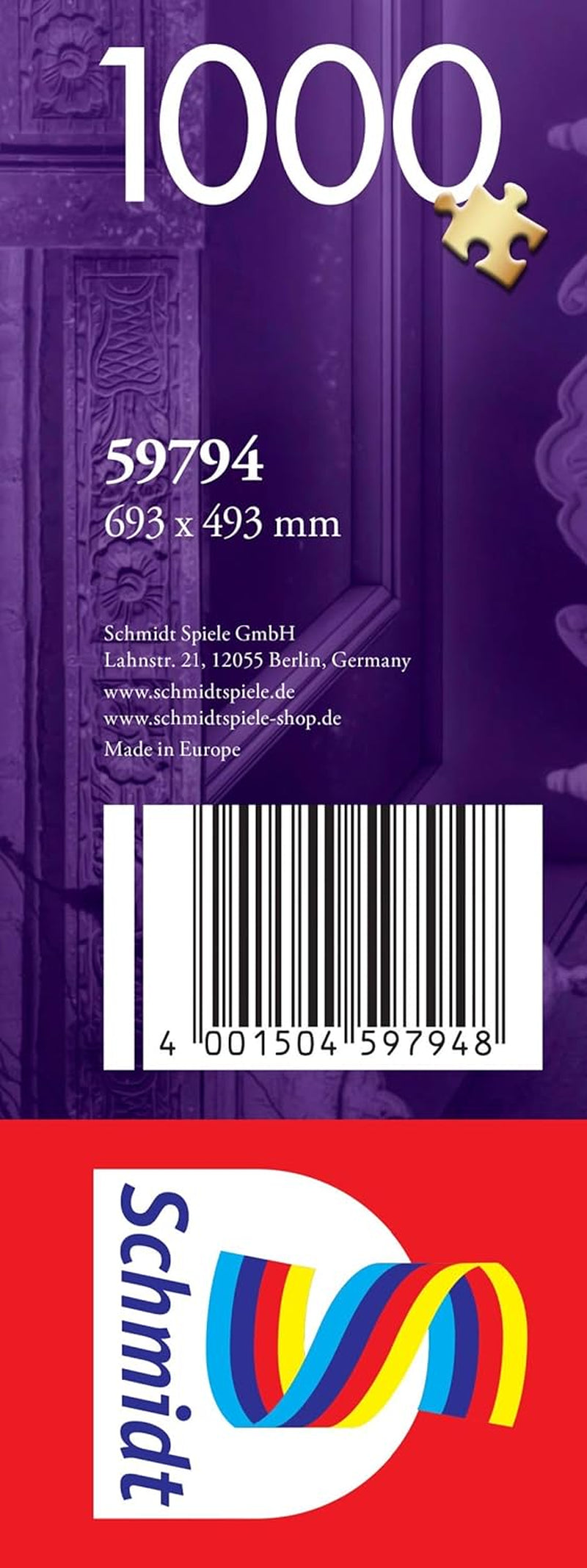 Schmidt Spiele 59794 Casă de grădină în podgorii, puzzle jigsaw 1000 piese Puzzle Naty Shop