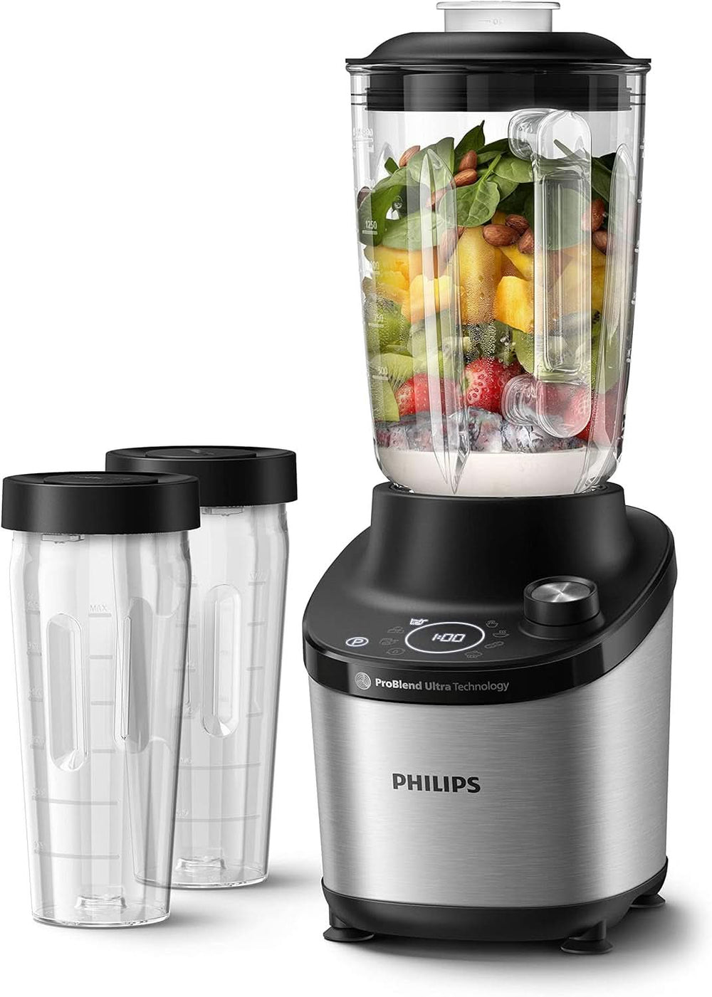 Frullatore PHILIPS Serie 7000 HR3760/00, 2l, 1500W, 12 velocità, nero Cucina Naty Shop