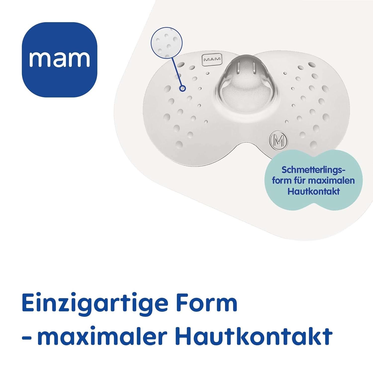 MAM Stillhütchen Größe S (Ø 17 Mm) Im 2Er-Set, Extra Weiche Brusthütchen Zum Schutz Beim Stillen, Brustwarzenschutz Für Maximalen Hautkontakt Zwischen Mutter Und Kind Accessori Alimentazione e allattamento Bebe Naty Shop