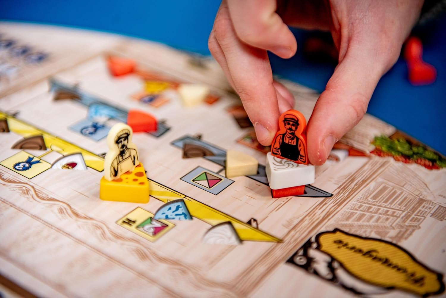 Asmodee - Cheese - Road to Infamy - Gioco da tavolo strategico - Posizionamento lavoratori - Master Cheese - Età 14+ - Da 1 a 4 giocatori - 40 Minuti - Versione francese