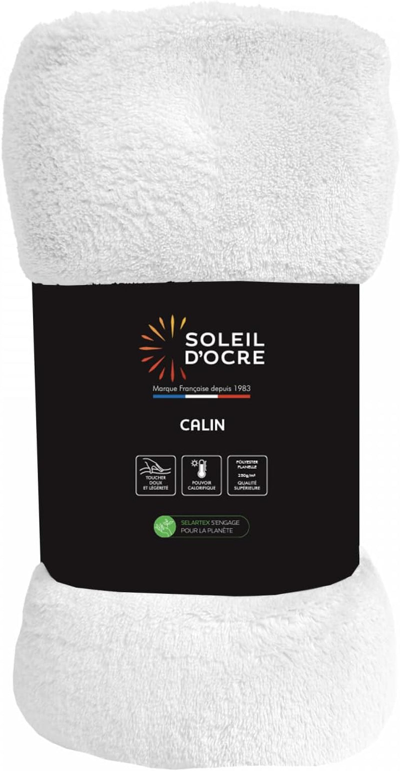 Soleil D'Ocre, coperta in flanella, 220 X 240 Cm, Calin, marrone Piumini e trapunte Naty Shop Bianco 220 X 240 Cm