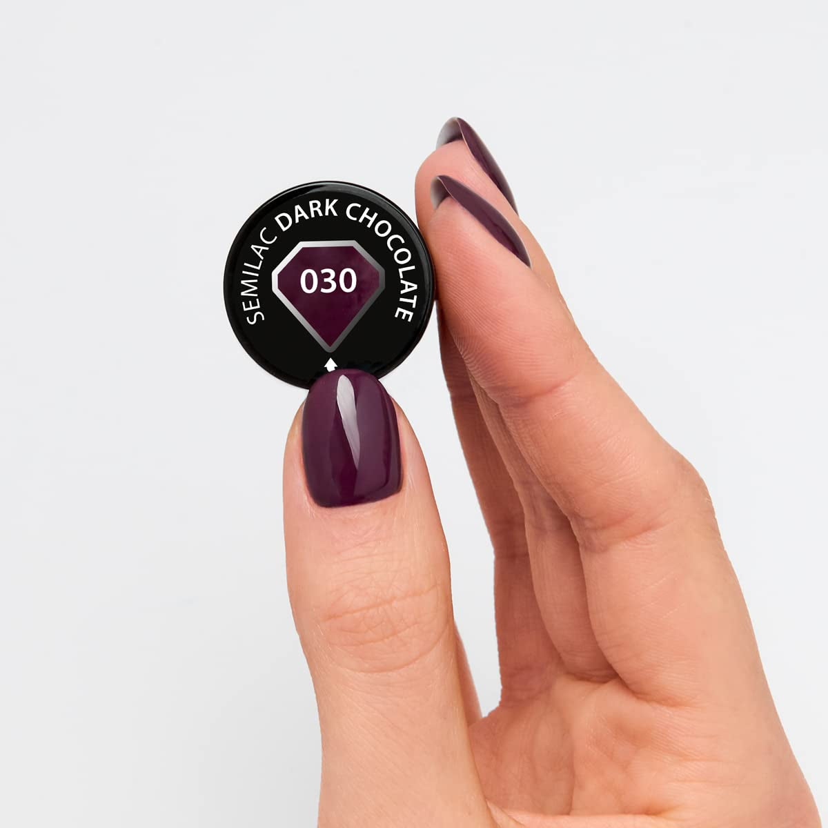 Smalto UV Semilac 030 Cioccolato Fondente 7ml Collezione Allure