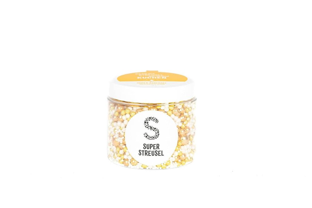 Super Streusel Gold Glimmer, confettini a tema natalizio, confettini da 180 grammi Naty Shop