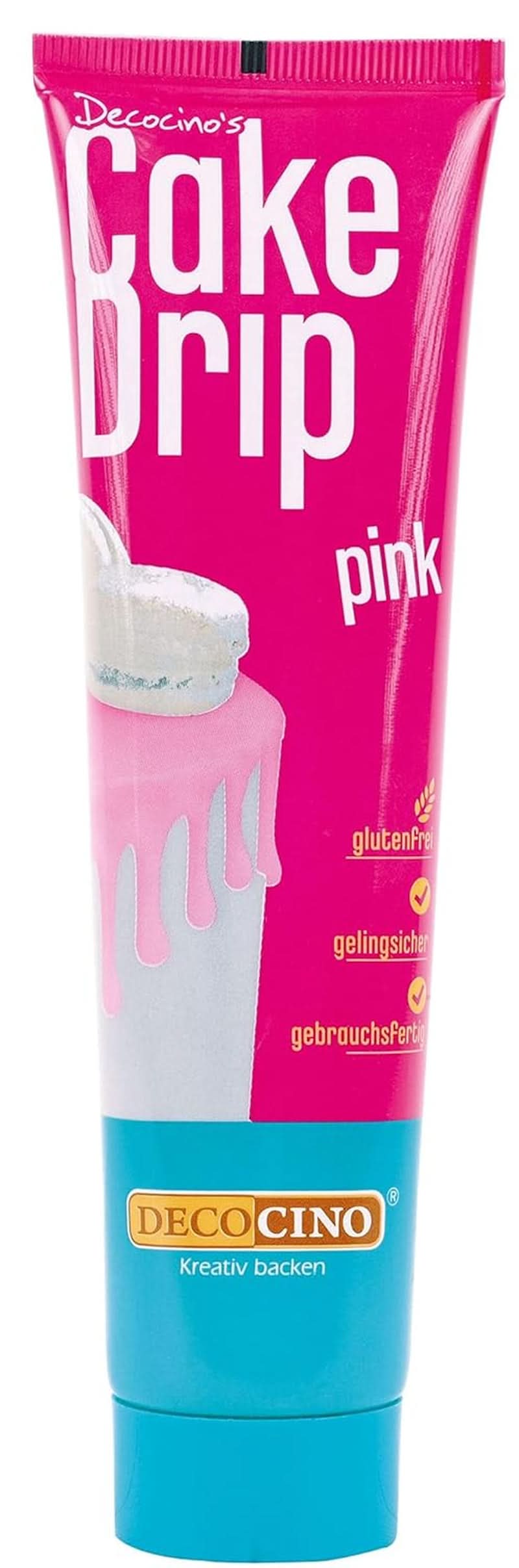 DECOCINO Cake Drip, Gata de utilizare Glazuri si Decor Naty Shop Roz