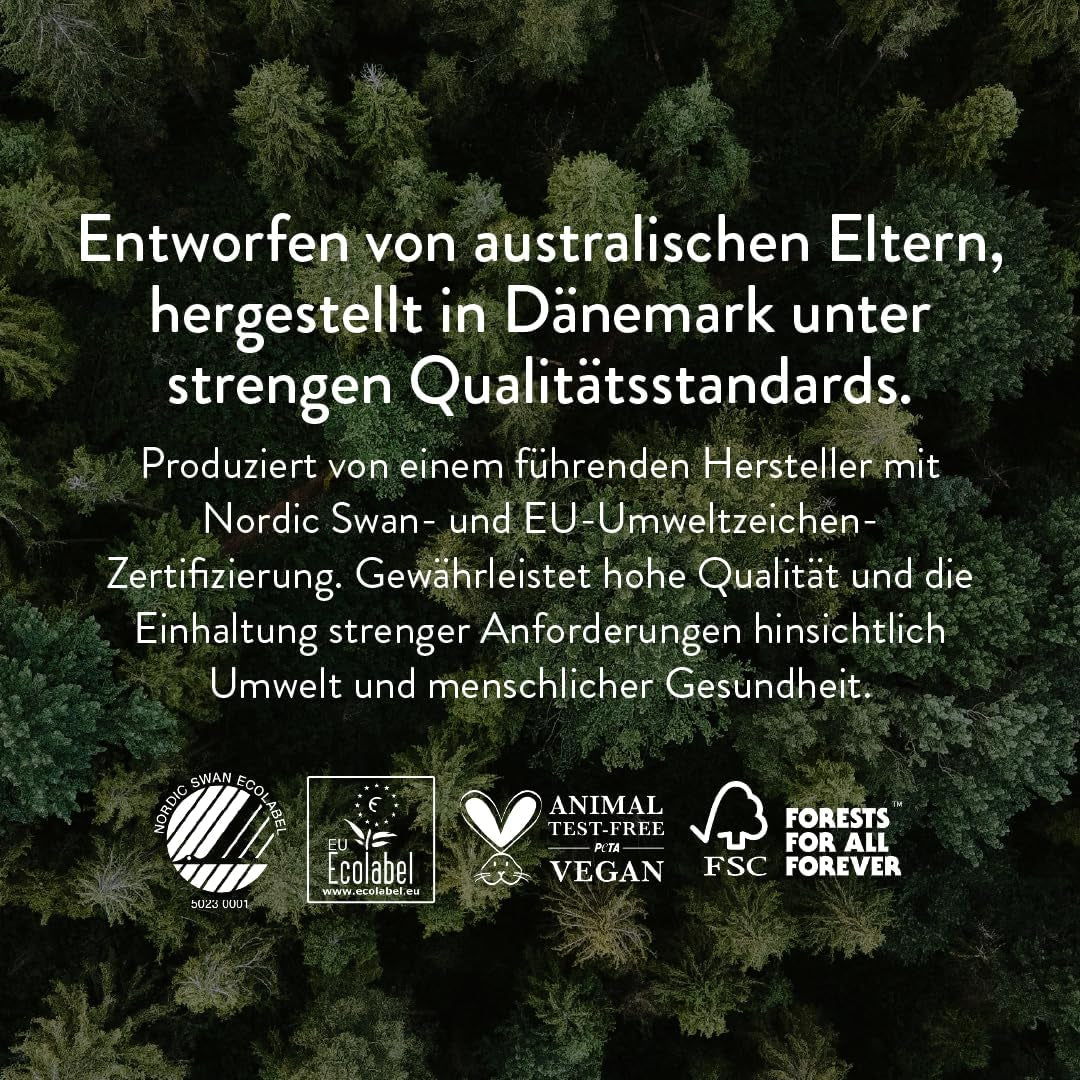 Pannolini push up taglia 6 XXL (da 15 kg) - 1 sacchetto da 21 pezzi - Senza sostanze nocive, ecologici, ultrapiatti, per uso notturno - Prodotto in Danimarca