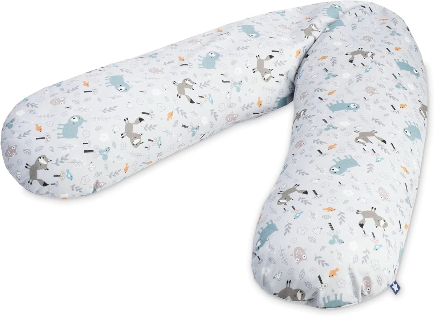 Julius Zöllner pernă de alăptare din jersey aprox. 190 cm | umplutură 42 litri microperle Eps | Fabricat în Germania | capac din jersey 100% bumbac Accesorii Hrana si Alaptare Bebe Naty Shop Prieteni isteți