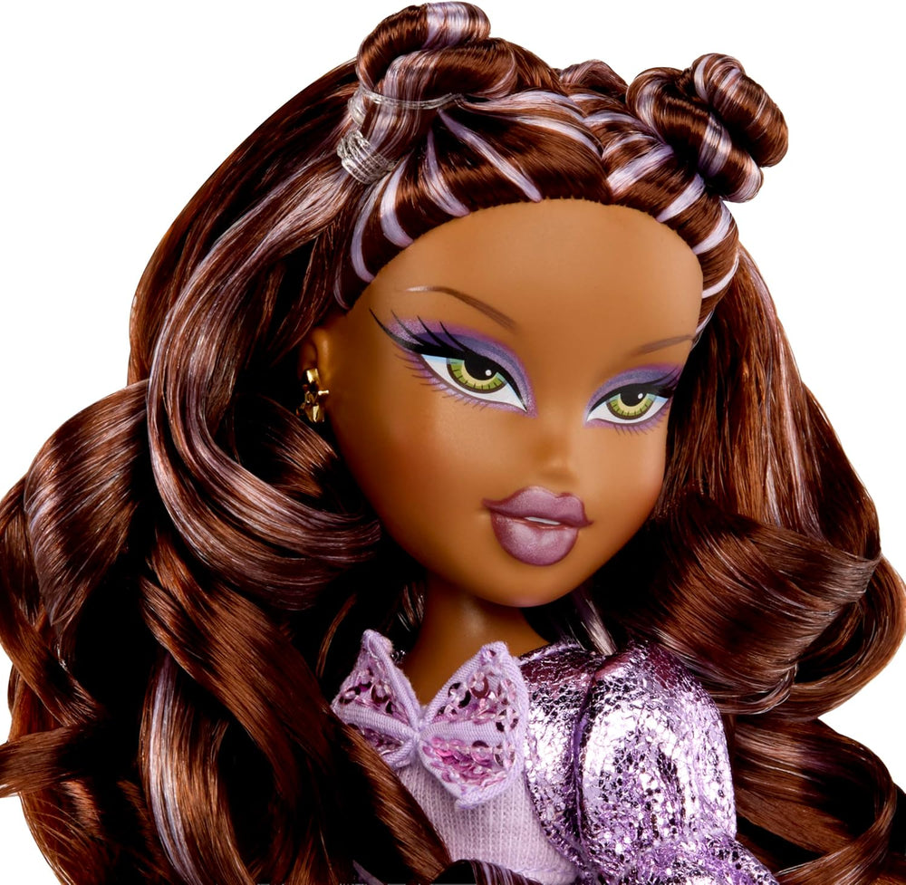 BRATZ Pop Starz Sasha – Păpușă la modă cu breloc de colecție, ținută și accesorii muzicale