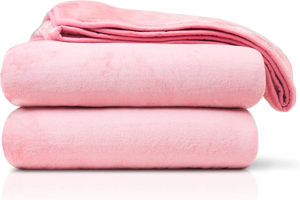 Amago - Coperta confortevole, effetto cashmere, 220 X 240 cm - antracite Letti e coperte Amago Rosa scuro Coperta confortevole 220 X 240 cm