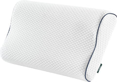 Z-Hom pernă de susținere a gâtului, pernă din spumă cu memorie, pernă pentru dormit lateral, pernă ergonomică, pernă anti sforăit, pernă ortopedică de dormit, husă detașabilă (49 X 30 X 7/10 Cm) Perne ortopedice cervicale Naty Shop