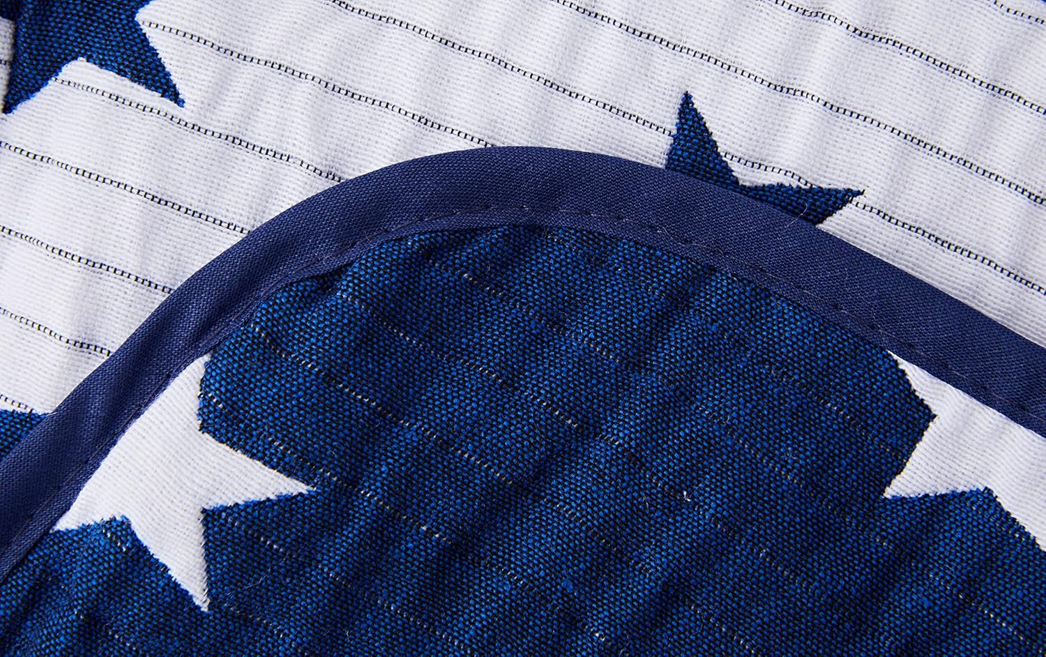 Copriletto VIALMAN Sofia 10 letto king size | trapunta stella | dimensione trapunta 250 X 270 cm | copriletto e copridivano blu navy Letti e coperte Besuche den VIALMAN-Store