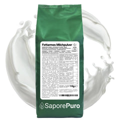 SaporePuro Latte Scremato 1 kg - Alta Solubilità Senza Glutine