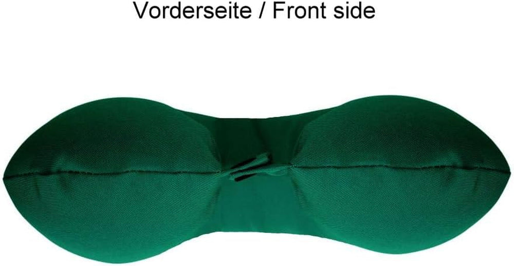 Pernă de gât Lemos Home cu umplutură din microfibră, pernă de susținere a gâtului, pernă de călătorie confortabilă pentru avion, mașină, birou, ideală pentru camping, vacanțe și gadgeturi de călătorie (verde mentă)