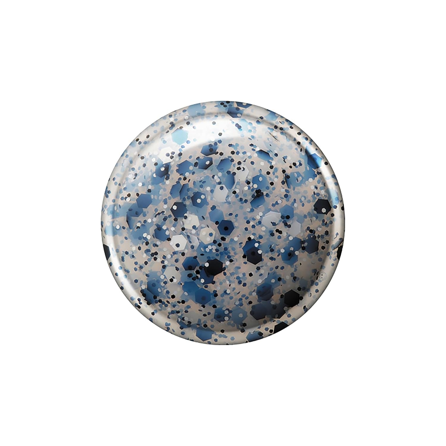 Snails 516202 Top Coat Confetti Blue Smalto per bambini, a base d'acqua, lavabile, sicuro, vegano