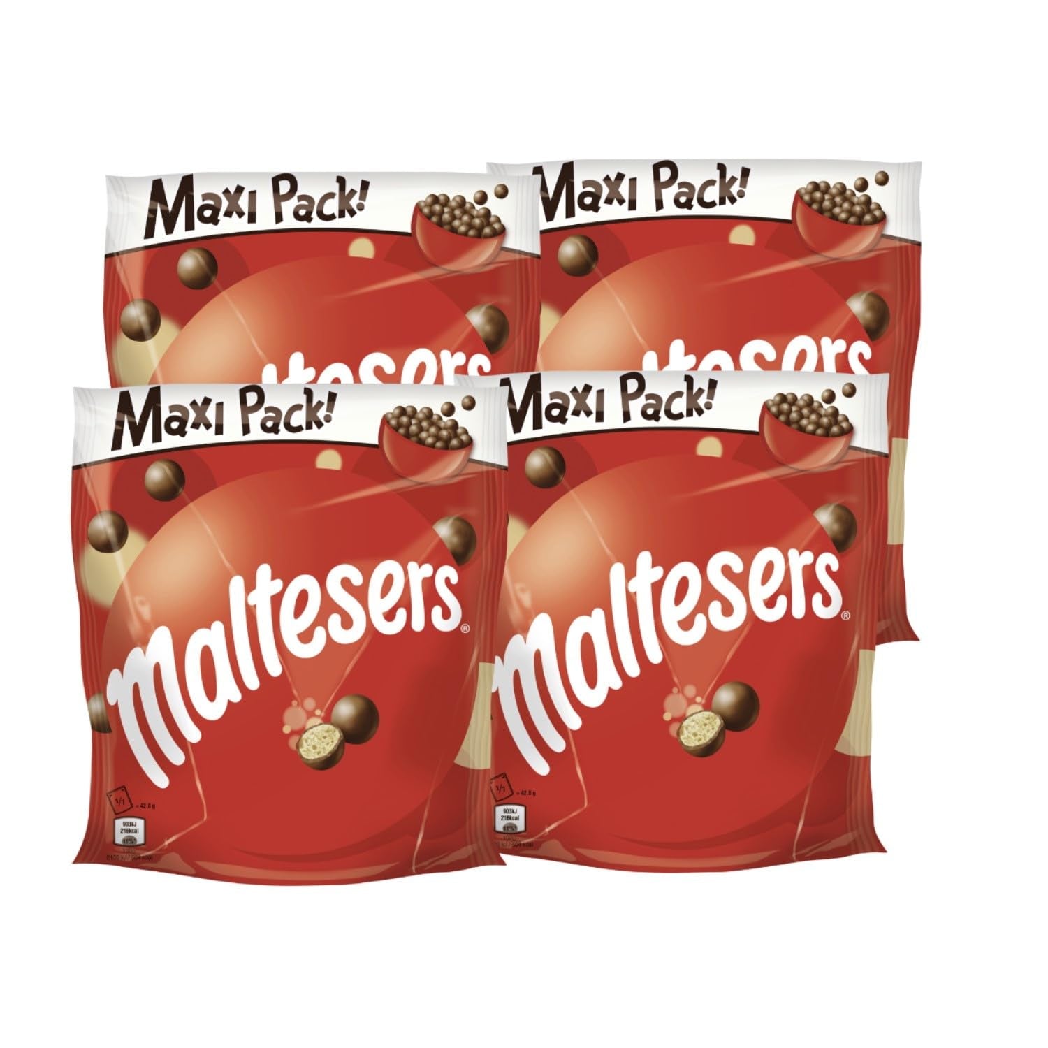 Maltesers, palline di cioccolato dal cuore croccante e leggero, spuntino arioso al cioccolato, 1 confezione (1 x 300 g)