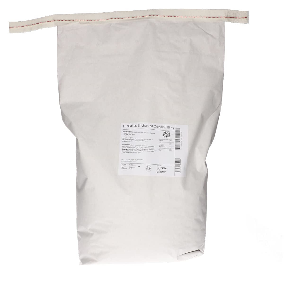 Funcakes Mix Für Enchanted Cream®: Einfach Zu Berübenende, Sehr Leichte Und Fauschige Schneeweiße Creme, Perfekt Zum Füllen Und Abdecken Von Kuchen Oder Als Belag Für Cupcakes, Halal., 900 G Mix per cuocere e cucinare Naty Shop 10 Kg Vaniglia