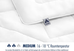 Piumino per tutte le stagioni Irisette Noblesse - Made in Germany - Copriletto con fodera in puro cotone, 135 X 200 Cm, certificato Ã-ko-Tex Piumini e Trapunte Naty Shop