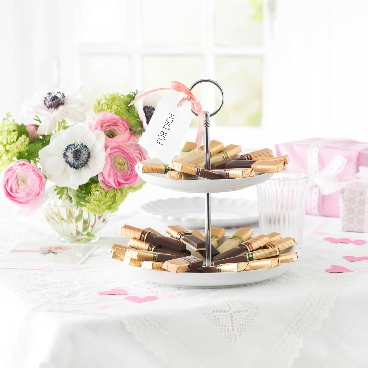 merci Finest Selection Varietà Mandorla Crunch – 1 x 250 g – Raffinate specialità con noci e cioccolato – Praline ripiene e vuote