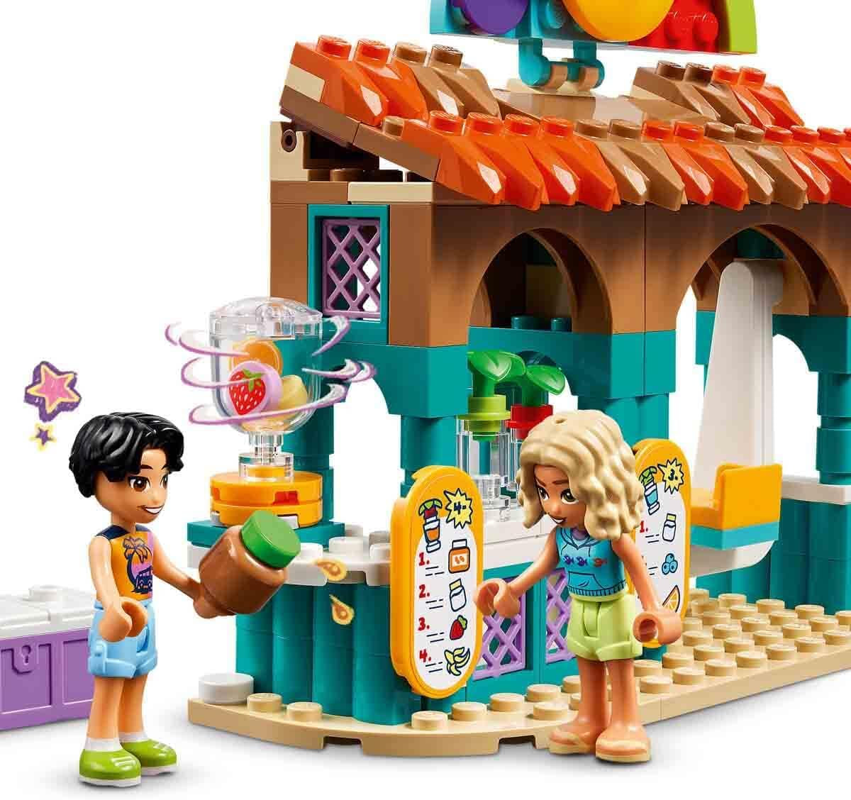 LEGO Friends Stand di frullato in spiaggia Set da gioco per giochi di ruolo Idea regalo per ragazze e ragazzi di 6 anni con personaggi di gioco Tartaruga e accessori Giocattolo per lo sviluppo sociale 42625 Set da costruzione Besuche den LEGO-Store