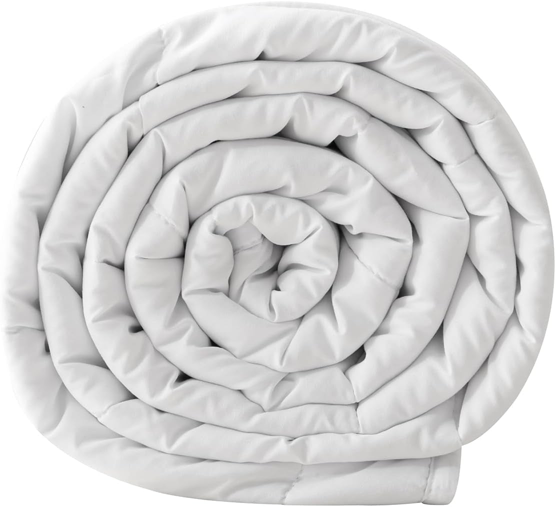 Good Nite Double Duvet, 4.5 Tog, Summer Duvet, Double Duvet, White, Quilt, Poliester, Soft And Lightweight And Machine Washable With Corner Bands (Double Bed 200 X 200 Cm) Plapumi si pilote Naty Shop 4.5 Tog Dublu 200Ã-200Cm